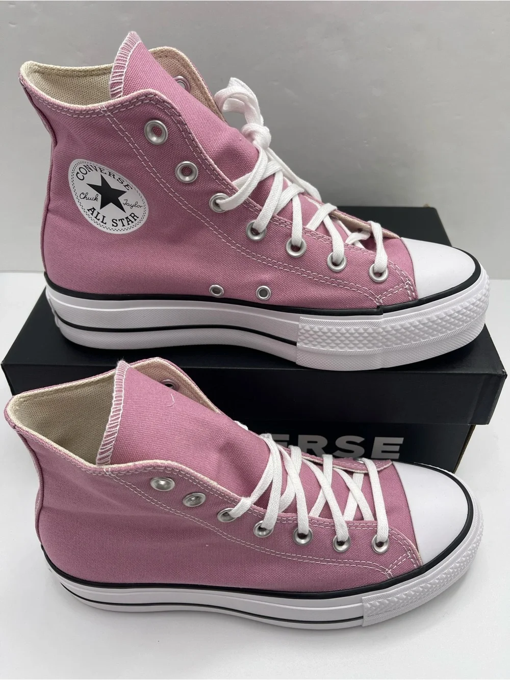 Converse A12954F CAS LIFT HI CLIFFSIDE ROSE/WHITE/BLACK Platform Sneakers